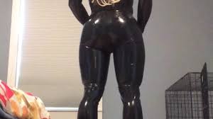 Camillas Catsuit (latex, trans, feminization, mask, female mask,  crossdress, transformation, heels)