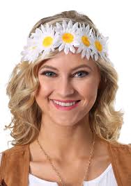 Women's Daisy Flower Costume Crown