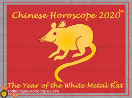 Chinese Horoscope 2020 The Year Of The White Metal Rat Chinese Horoscope 2020 Chinese Zodiac Rat Chinese Zodiac Rooster
