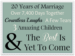 It's a cute way to recognize the milestones you've been through together. Happy 20th Anniversary To My Special Guy 20 Reasons Why I Love You That One Mom 20th Wedding Anniversary Gifts 20th Anniversary Quote 20th Anniversary Wedding