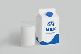 Milk Carton Mock Up 9 Psd Milk Packaging Milk Carton Milk