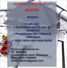 Check spelling or type a new query. Lowongan Kerja Arsitek Bali Lokerkarta Com