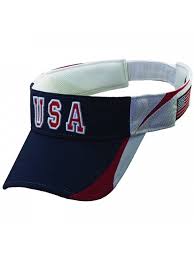 Patriotic Navy Usa Visor Co11cgel671 Hats For Men Visor Visor Hats