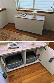 15 Ikea Litter Boxes And Kitty Loos Comfydwelling Com Ikea Hacks For Cats Ikea Cat Litter Box