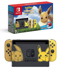 Download Pokémon Let S Go Pikachu And Let S Go Eevee Nintendo Switch Console Bundle Pikachu Eevee Edition With Pokemon Let S Go Eevee Poke Ball Nintendo Switch System Pokemon Nintendo