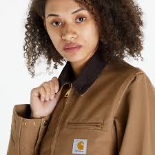 Jackets Carhartt WIP Detroit Jacket UNISEX Hamilton Brown/ Tobacco Rinsed