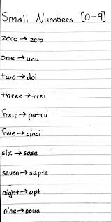 This lesson can still be improved. Romanian Small Numbers Romanian Language Travel Language Romanian