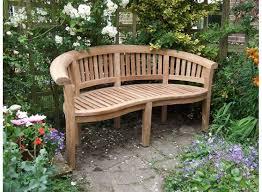 Contemporary Curved Teak Garden Bench Small Garden Bench Wooden Garden Benches Teak Garden Bench