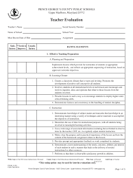 In this clip, i will go through a simple way of using rubrics in excel (or any other spreadsheet application) to mark and provide feedback to students. Teacher Evaluation Form 5 Free Templates In Pdf Word Excel Download
