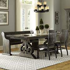 Modway medium gridiron stainless steel bench. Turnin Table 2 Chairs Bench Walker S Furniture Table Chair Set With Bench