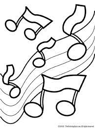 This image has quite some notes playing in harmony. 22 Musical Themed Colouring Pages For Kids Colouringpages Coloringpages Kids Art Printables Music Notes Drawing Music Coloring Sheets Music Coloring