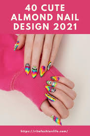 You can get them with a design or just a plain color. 40 Cute Almond Nails You Ll Love To Try In Summer 2021
