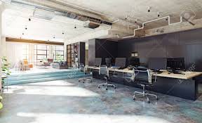 Check spelling or type a new query. Modern Loft Office Interior 3d Rendering Business Concept Design Stock Photo Picture And Royalty Free Image Image 138181276