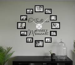 Check spelling or type a new query. Personalised Family Name Picture Frame Clock Wall Art Decal