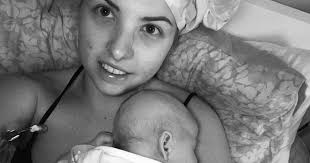 Mum diagnosed with cancer 48 hours before giving birth after 'spot' turned  out to be 10cm tumour