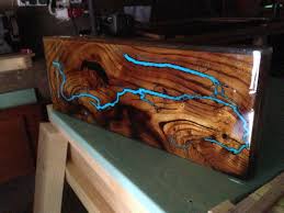 Mulberry With Glow In The Dark Lichtenberg Figures Diy Resin Table Lichtenberg Figures Resin Table