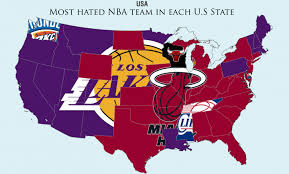 See the latest nba team news, highlights, analysis, schedules, stats, scores and fantasy updates. Map Shows The Most Hated Nba Team In Every State Nba Teams Nba Mlb Baseball Teams