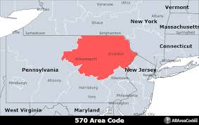 Get the area's map, cities covered, current time, prefixes, and dialing instructions. 570 Area Code Location Map Time Zone And Phone Lookup