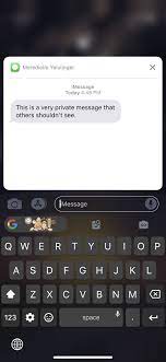 I did it and had messages that were a few years old that i never even knew about! Ios Security How To Keep Private Messages On Your Iphone S Lock Screen For Your Eyes Only Ios Iphone Gadget Hacks
