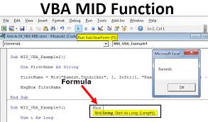 Vba Mid Function How To Use Excel Vba Mid Function