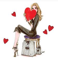Joanne On Instagram Happy Valentines Day Valentine Valentinesday Love Feb14 Nyc Girly Wall Art Girly Art Henri Bendel Illustration