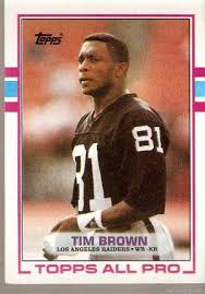 0 bids · ending feb 15 at 1:46pm pst 8d 17h. 1989 Topps Football Card 265 Tim Brown Rookie