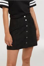 Black A Line Mini Skirt Outfit Pdp A Line Skirt Outfits Plus Size Summer Fashion Faux Suede Skirt