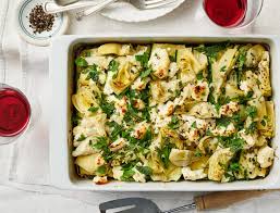 Greek Lasagna With Lamb Zucchini And Artichokes Recipe Goop Recette Artichaut Idee Recette Alimentation