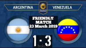 Argentina vs venezuela's head to head record shows that of the 5 meetings they've had, argentina has won 2 times and venezuela has won 1 times. Highlights Argentina Vs Venezuela 1 3 Friendly Match 23 March 2019 Youtube