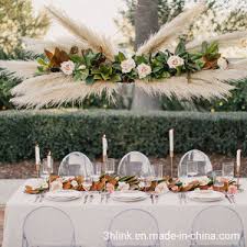 Ailanda 6pcs artificial baby breath bundles silk flowers gypsophila bouquets blue faux floral arrangements decor fake real touch flowers for. China Natural Dried Flowers Pampas Grass Wedding Flower Bunch Phragmites Communis Bouquet For Floral Arrangements Home Decor China Pampas Grass And Pampas Grass Decor Price