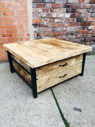 Industrial Chic Style Reclaimed Custom Coffee Table Tv Unit Etsy Custom Coffee Table Coffee Table And Tv Unit Coffee Table