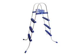 Bestway 58337e 52 Inch Steel Above Ground Swimming Pool Ladder No Slip Steps Swimming Pool Ladders Pool Ladder Above Ground Swimming Pools