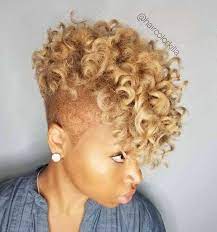 20 Currently Popular Short Natural Haircuts For Black Women Braids With Shaved Sides Short Natural Haircuts Curly Hair Styles