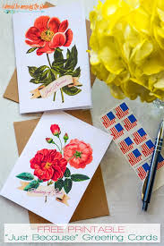 Canva's free gift tags templates are also printable, so you can print them on your computer or at a local print shop. Free Printable Cards For Any Occasion I Should Be Mopping The Floor