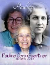 Obituary information for Pauline C. Gaertner