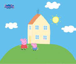 He's going to build a new house for them. Horror Peppa Pig House Wallpaper Secret Novocom Top