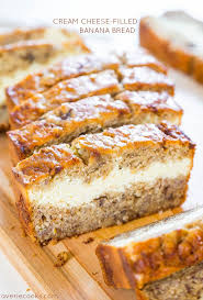 Averie Cooks Cream Cheese Filled Banana Bread Banana Recipes Desserts Banana Bread Recipes