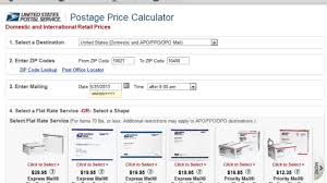 usps postal price calculator