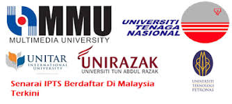 Hanya 20 buah ipta, 6 buah ipts dan 36 buah politeknik malaysia seperti yang disenaraikan di atas sahaja yang layak memohon. Panduan Malaysia