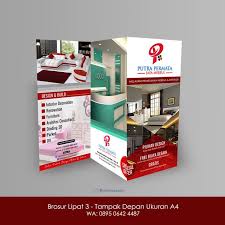 Jual Jasa Desain Brosur Trifold 2 Sisi Ukuran A4 Jakarta Utara Jasa Desain Grafis Art Tokopedia
