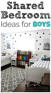 These rooms are so cool your son may never want to leave home. Shared Bedroom Ideas For Boys Happy Home Fairy
