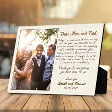 They're also the gifts most frequently added to couples' wedding registries. 39 Sweet Wedding Gifts For Parents Parents In Law 2021 365canvas Blog