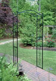 3x7 Black Metal Gardman R355 Charleston Garden Arch Charleston Gardens Garden Arches Garden Arch