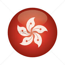 This flower is native to hong kong although it is normally pink in color. Hong Kong Flag Icon Vector Image 1593564 Stockunlimited