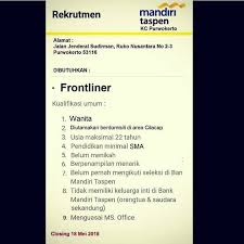 Maybe you would like to learn more about one of these? Lowongan Kerja Fron Pendidikan S1 Maret 2021