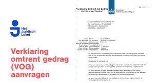 Verklaring Omtrent Gedrag Vog Aanvragen Het Juridisch Loket
