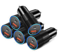 Amazon.com: USB C Car Charger 5 Pack, Bangfun 36W Dual 12V ...