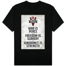 Ingsoc War Is Peace Freedom Is Slavery Ignorance Is Strength 1984 Ingsoc Big Brother Political Slogans T Shirts Political Slogans Slogan Tee Outfit