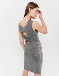 Subito a casa e in tutta sicurezza con ebay! Grey Lurex Dress Tally Weijl Online Shop
