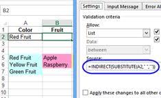 Dependent Two Word Lists Excel Free Workbook Word List